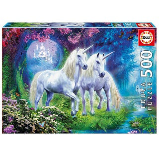 Unicornios En El Bosque - Rompecabezas 500 Piezas Educar