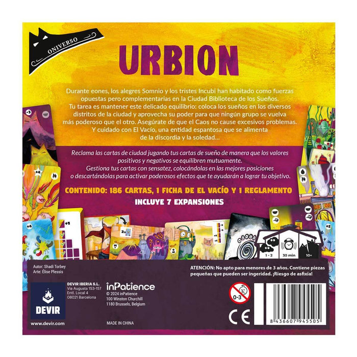 Urbion Juego de Mesa Devir