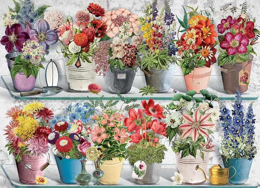 Varios Ramos de Flores Rompecabezas 1000 Piezas Cobble Hill