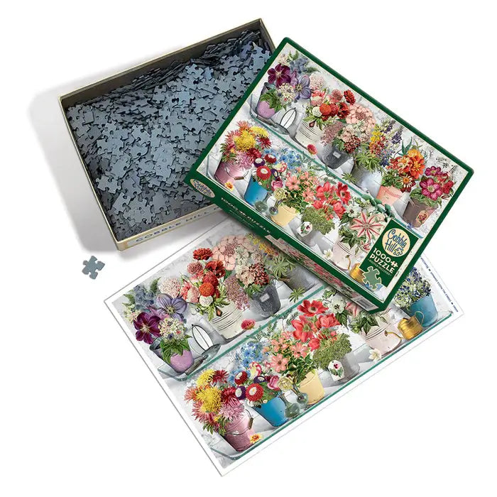 Varios Ramos de Flores Rompecabezas 1000 Piezas Cobble Hill