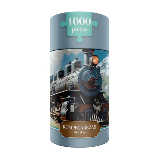 Viaje en el tiempo Rompecabezas en Cilindro Cartón 1000 Piezas Novelty