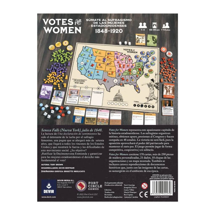 Votes for Women Juego de Mesa Devir