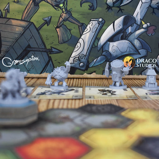 War For Chicken Island Juego de Mesa Draco Studios