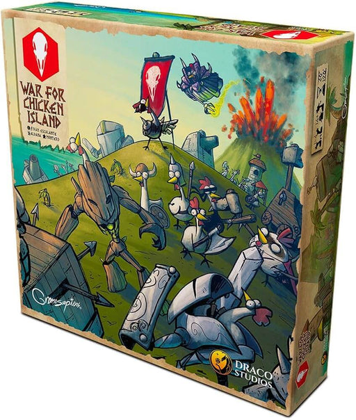 War For Chicken Island Juego de Mesa Draco Studios