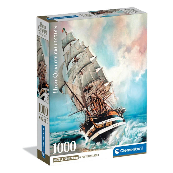 Amerigo Vespucci - Rompecabezas 1000 piezas Clementoni Compact Pro