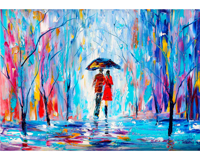 Amor Bajo la Lluvia - Rompecabezas 1000 Piezas Enjoy Puzzle