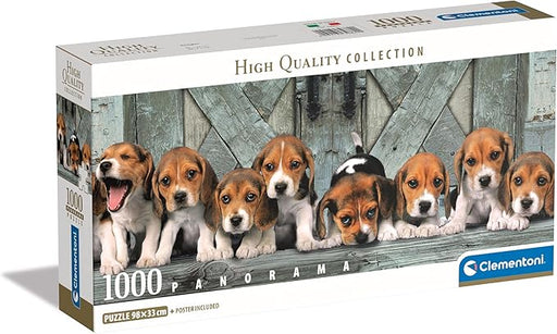 Beagles Panoramico - Rompecabezas 1000 piezas Compact Pro