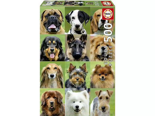Collage de perros rompecabezas 500 piezas Educa