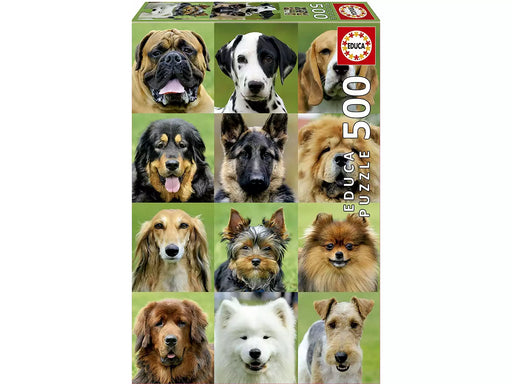 Collage de perros rompecabezas