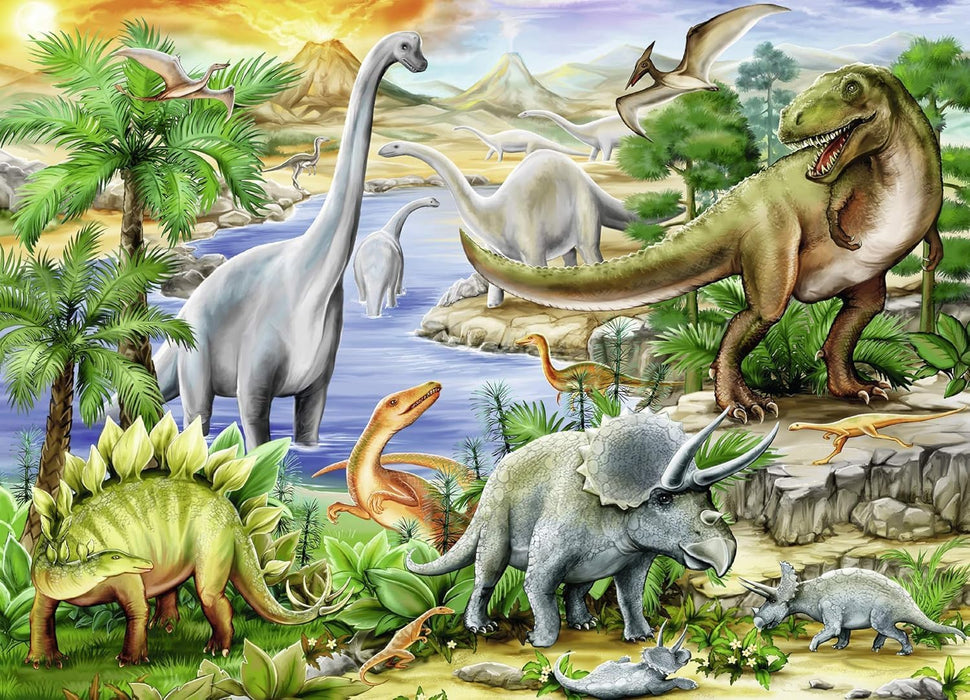 La Era de Los Dinosaurios - Rompecabezas 60 Piezas Ravesburger