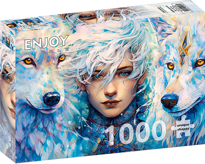 Mujer con Lobos - Rompecabezas 1000 Piezas Enjoy Puzzle