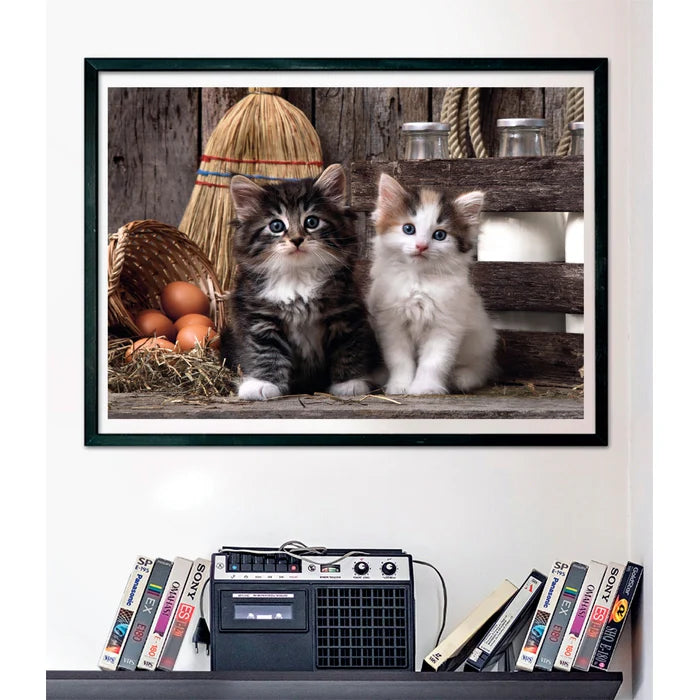 Gatitos adorables - Rompecabezas 1000 piezas Clementoni Compact Pro