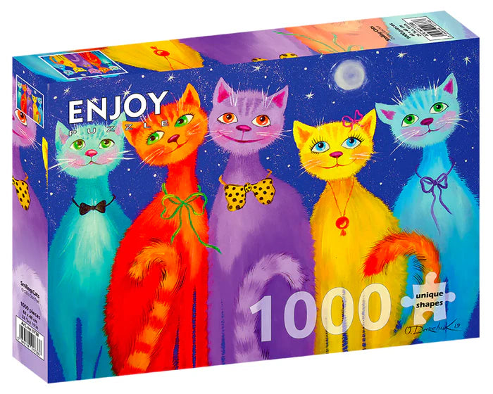 Gatos Sonrientes - Rompecabezas 1000 Piezas Enjoy Puzzle
