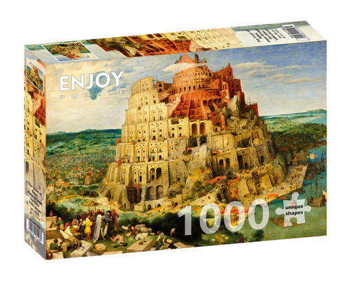Pieter Brueghel - La Torre de Babel: Rompecabezas 1000 Piezas Enjoy Puzzle
