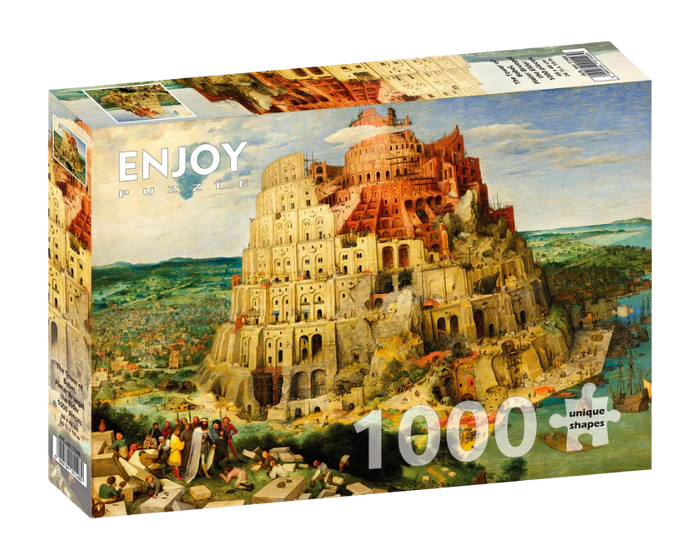 Pieter Brueghel - La Torre de Babel: Rompecabezas 1000 Piezas Enjoy Puzzle