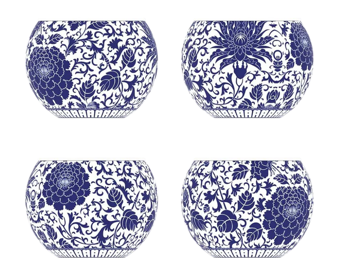 Maceta Flores Orientales - Rompecabezas 3D Plastificado