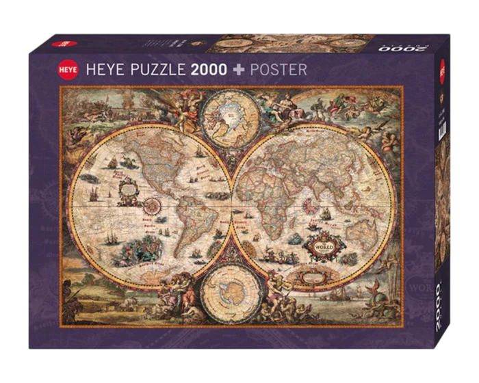 Mapa Antiguo - Rompecabezas 2000 Piezas
