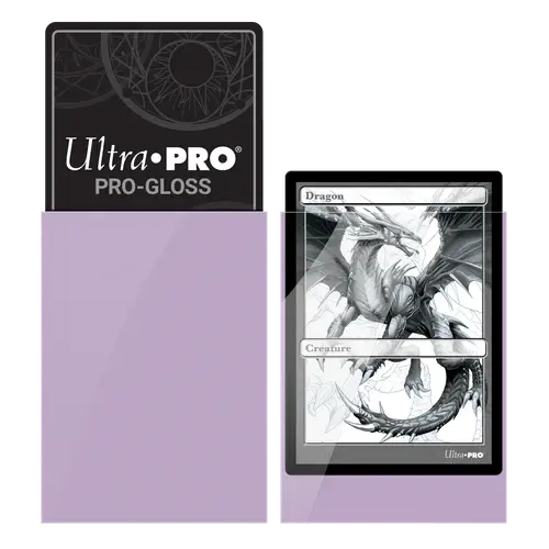 Micas protectoras de cartas lilac tamaño standard ultra pro
