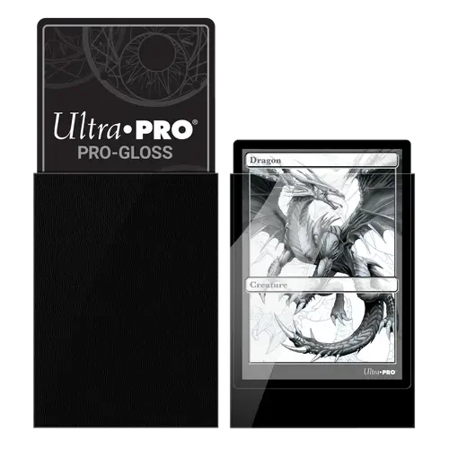 Micas protectoras de cartas negras tamaño standard ultra pro