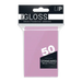 Micas protectoras de cartas solid Pink tamaño standard ultra Pro