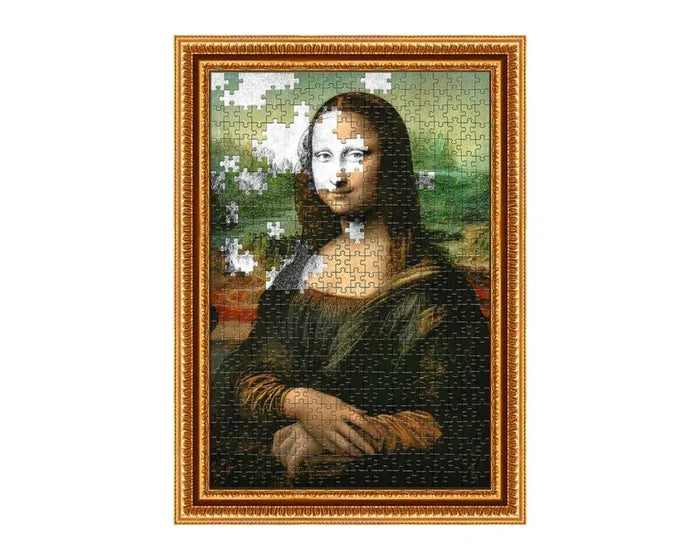 Leonardo Da Vinci: Mona Lisa con Marco Impreso Rompecabezas 500 Piezas Trefl