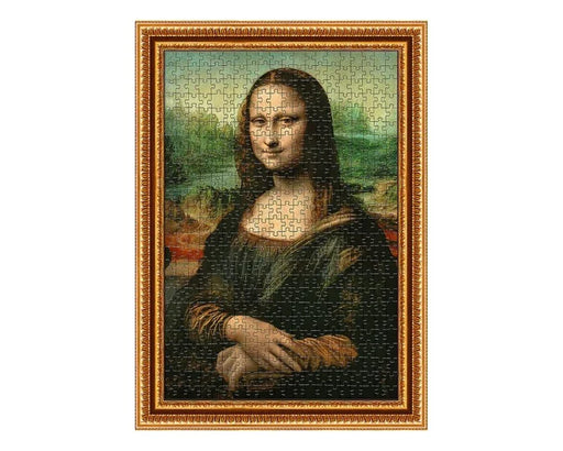 Leonardo Da Vinci: Mona Lisa con Marco Impreso Rompecabezas 500 Piezas Trefl