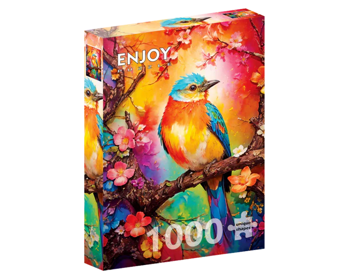 Pajarito de Colores - Rompecabezas 1000 Piezas Enjoy Puzzle