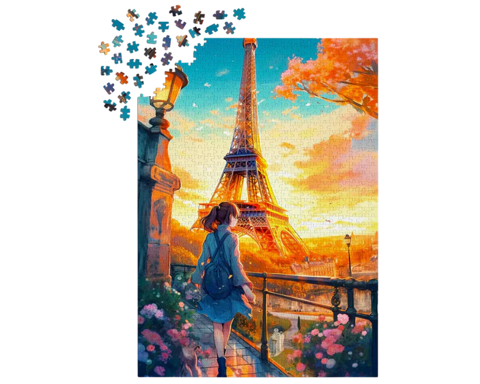 Recorriendo París - Rompecabezas 1000 Piezas Enjoy Puzzle