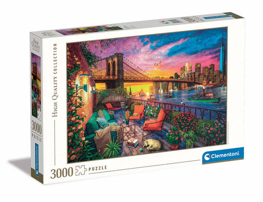 Rompecabezas atardecer en nueva york 3000 piezas Clementoni