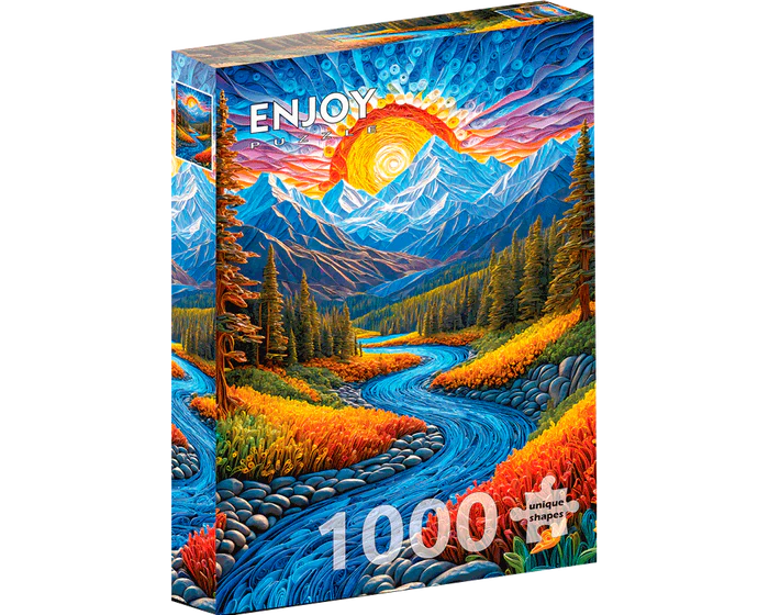 Paisaje al Atardecer - Rompecabezas 1000 Piezas Enjoy Puzzle