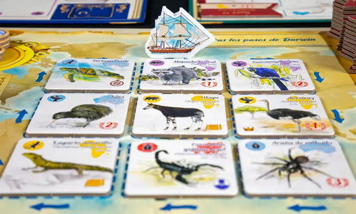 tras los pasos de darwin Juego de Mesa Mar lúdico