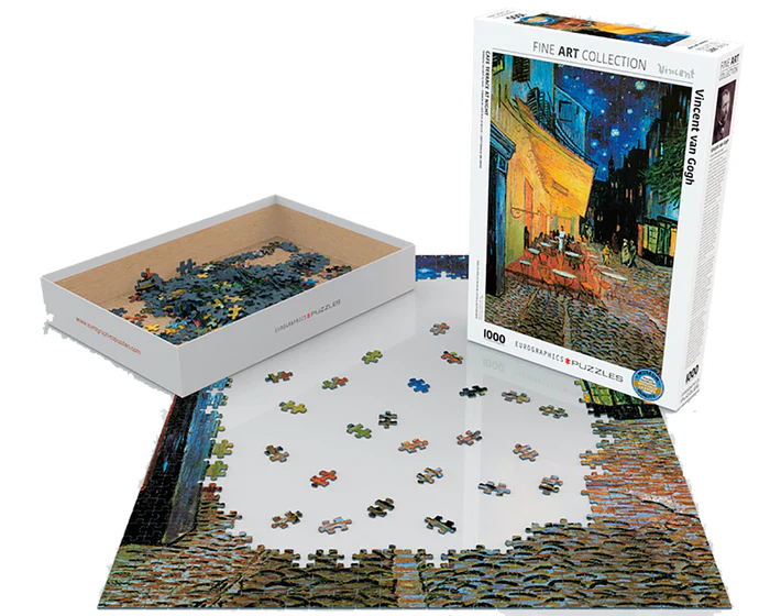Van Gogh: Café Terraza - Rompecabezas 1000 Piezas Eurographics