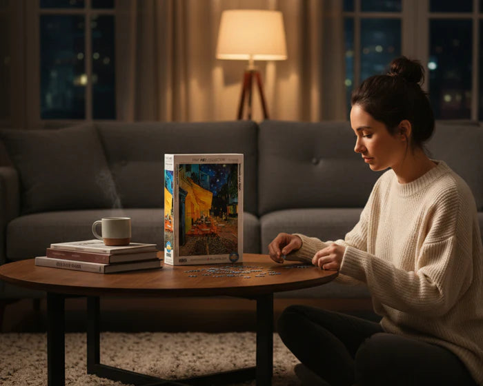 Van Gogh: Café Terraza - Rompecabezas 1000 Piezas Eurographics