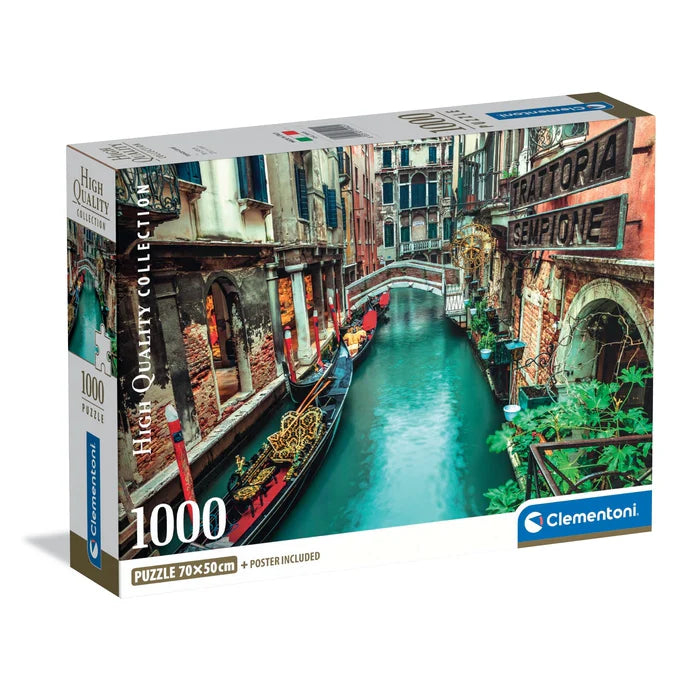 Canal de Venecia - Rompecabezas 100 piezas Clementoni Compact Pro