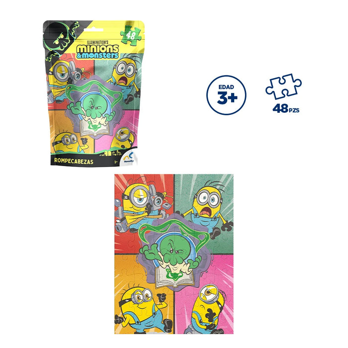www.lamazmorra.mx › products › minions-and-monsters-bolsa-foil-rompecabezas-48-piezas