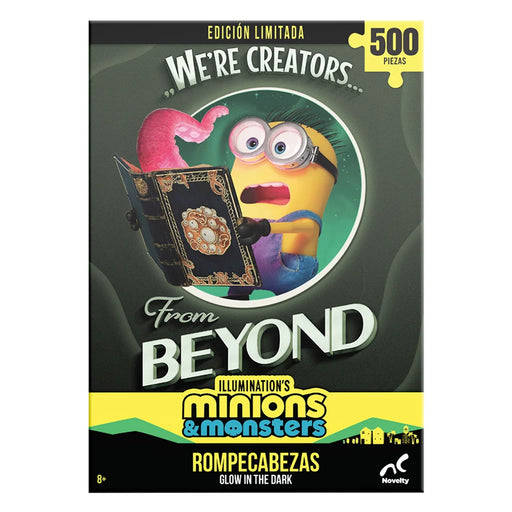 www.lamazmorra.mx › products › minions-glow-in-the-dark-rompecabezas-500-piezas