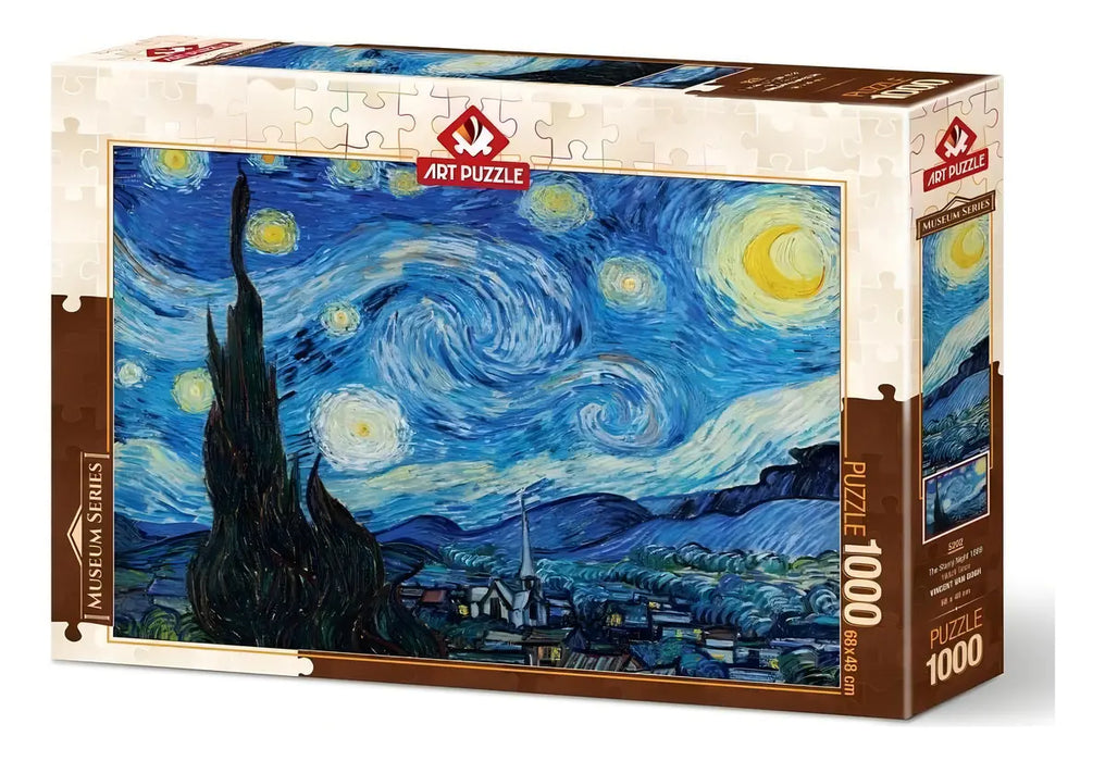 www.lamazmorra.mx › products › noche-estrellada-van-gogh-rompecabezas-1000-piezas-art-puzzle
