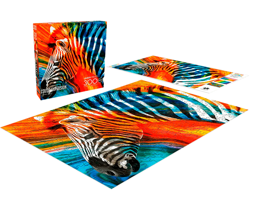 Cebra de Colores Rompecabezas Buffalo