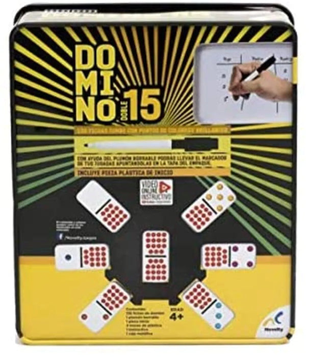 Dominó Doble 15 - Caja de Metal