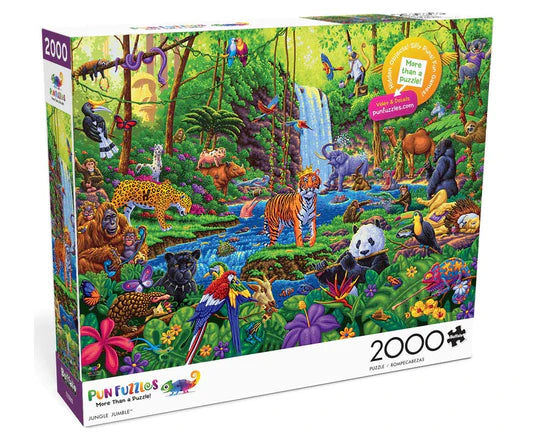 Jungla Revoltosa - Rompecabezas 2000 Piezas — La Mazmorra