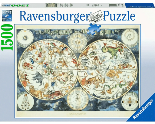 Mapa fantástico rompecabezas Ravensburger 1500 Piezas