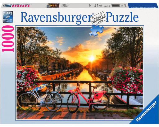 Bicicletas en Amsterdam Rompecabezas 1000 Piezas Ravensburger