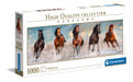 Caballos Rompecabezas 1000 piezas Panorámico Clementoni