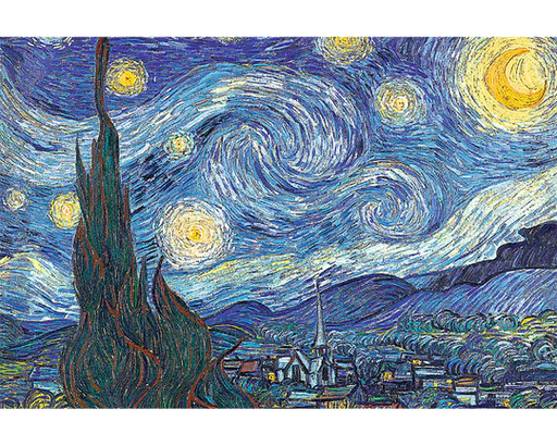La Noche Estrellada Van Gogh Rompecabezas 1,000 Piezas Trefl