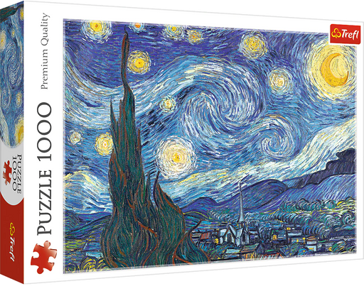 La Noche Estrellada Van Gogh Rompecabezas 1,000 Piezas Trefl