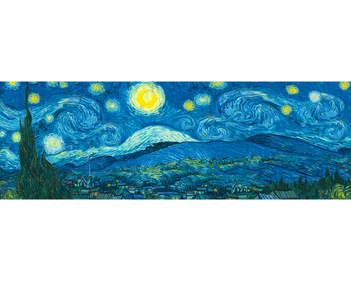 Noche estrellada Van Gogh Rompecabezas panorámico 1000 piezas Eurographics