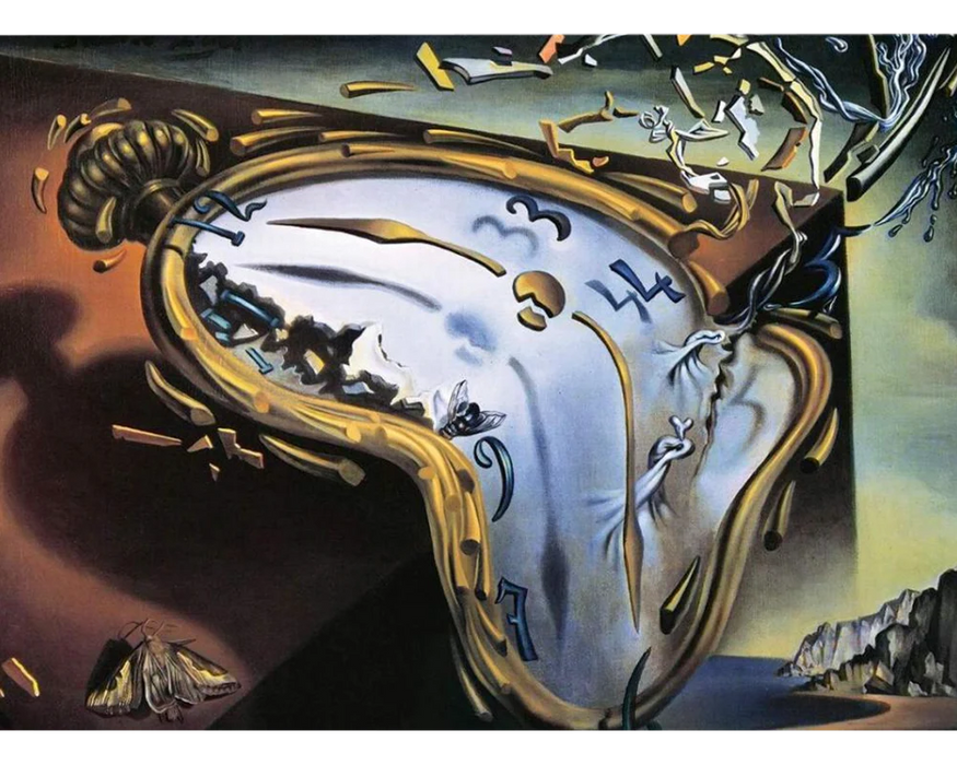 Reloj Flexible Salvador Dali - Rompecabezas 1000 Piezas