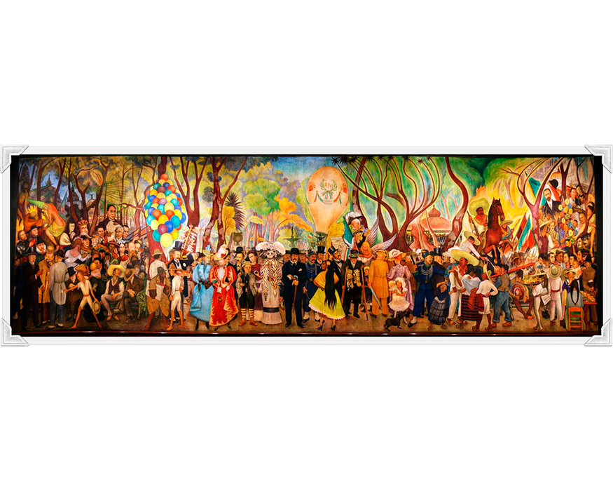 Sueño de una tarde dominical en la Alameda Central, Diego Rivera Rompecabezas
